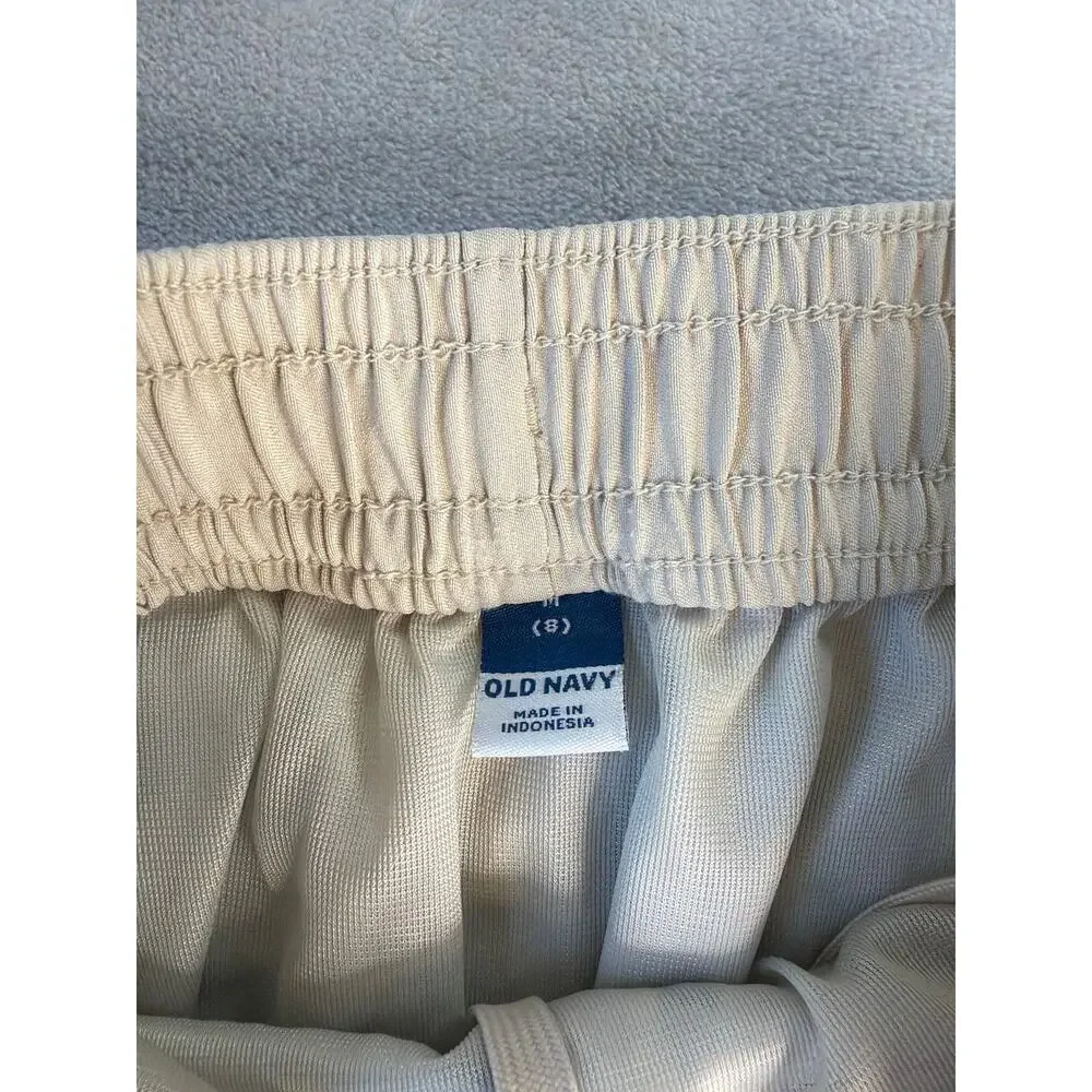 Old Navy Boys Swim Trunks Medium 8 M Tropical Palm Dolphin Hem Board Shorts